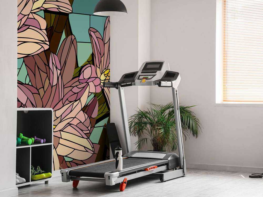 Różowe kwiaty śniegu