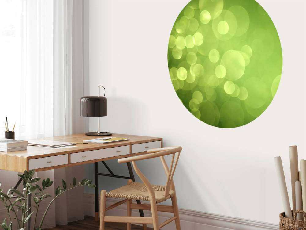 Zielone kręgi abstrakcyjne