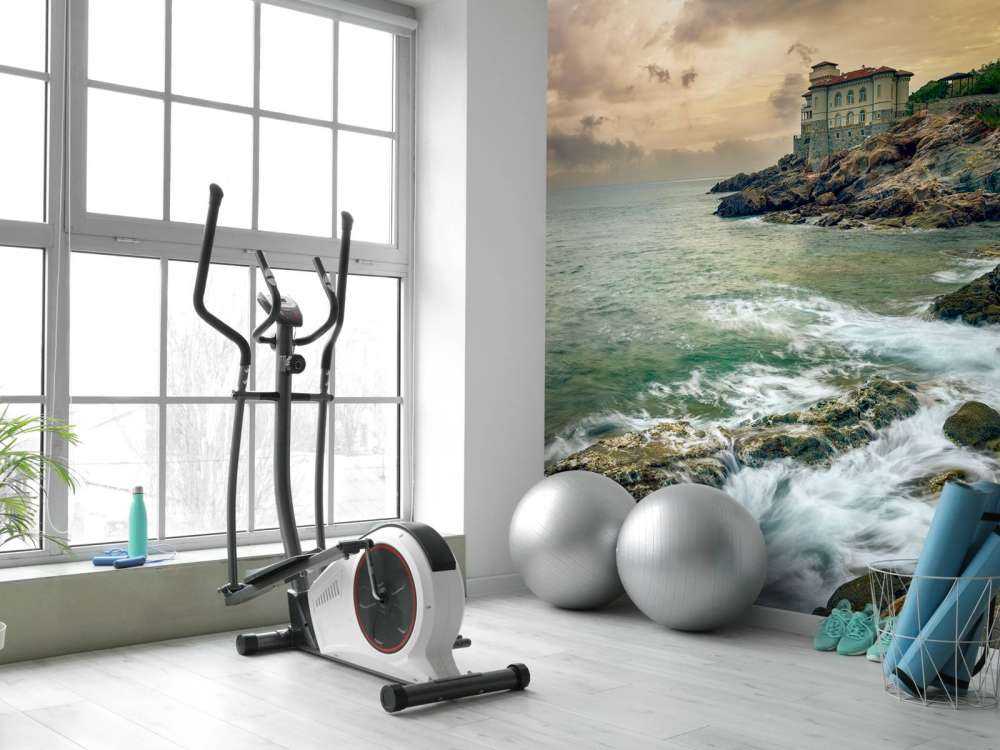 Stary zamek na wybrzeżu