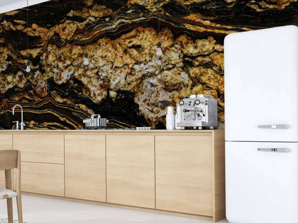 Czarny złoty marmur