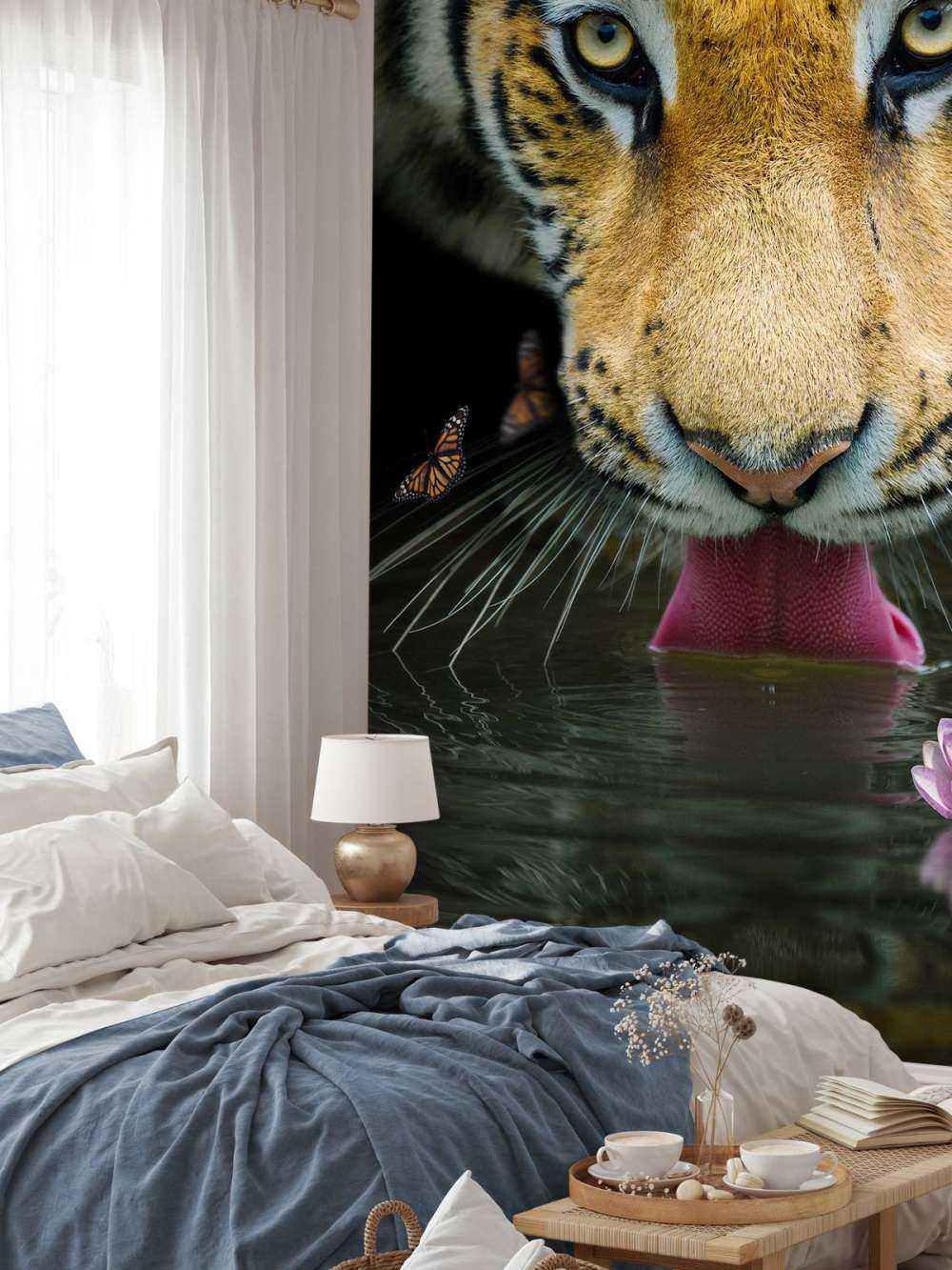 Portret tygrysa z dżungli