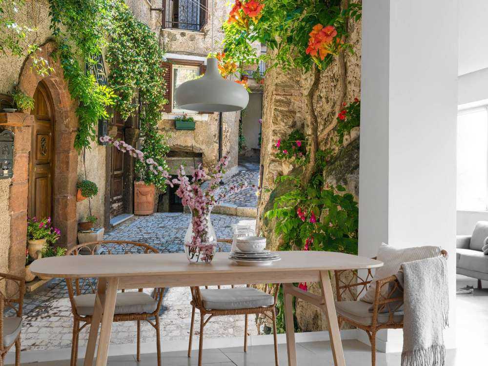 Wiejska wioska w Rzymie