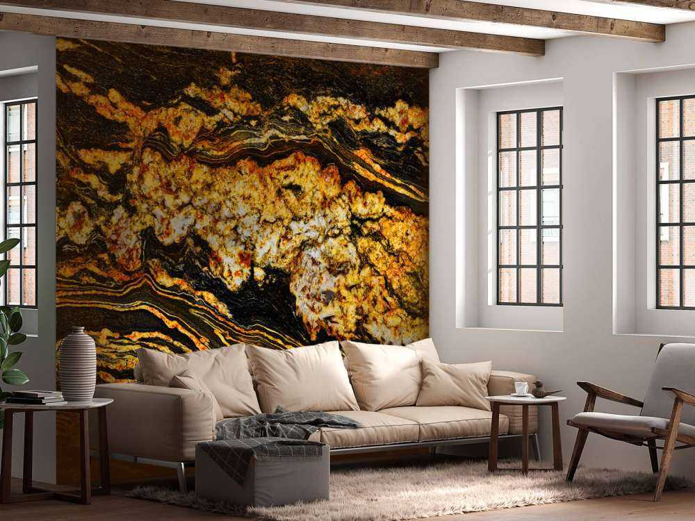 Marmur w kolorze czarnego złota