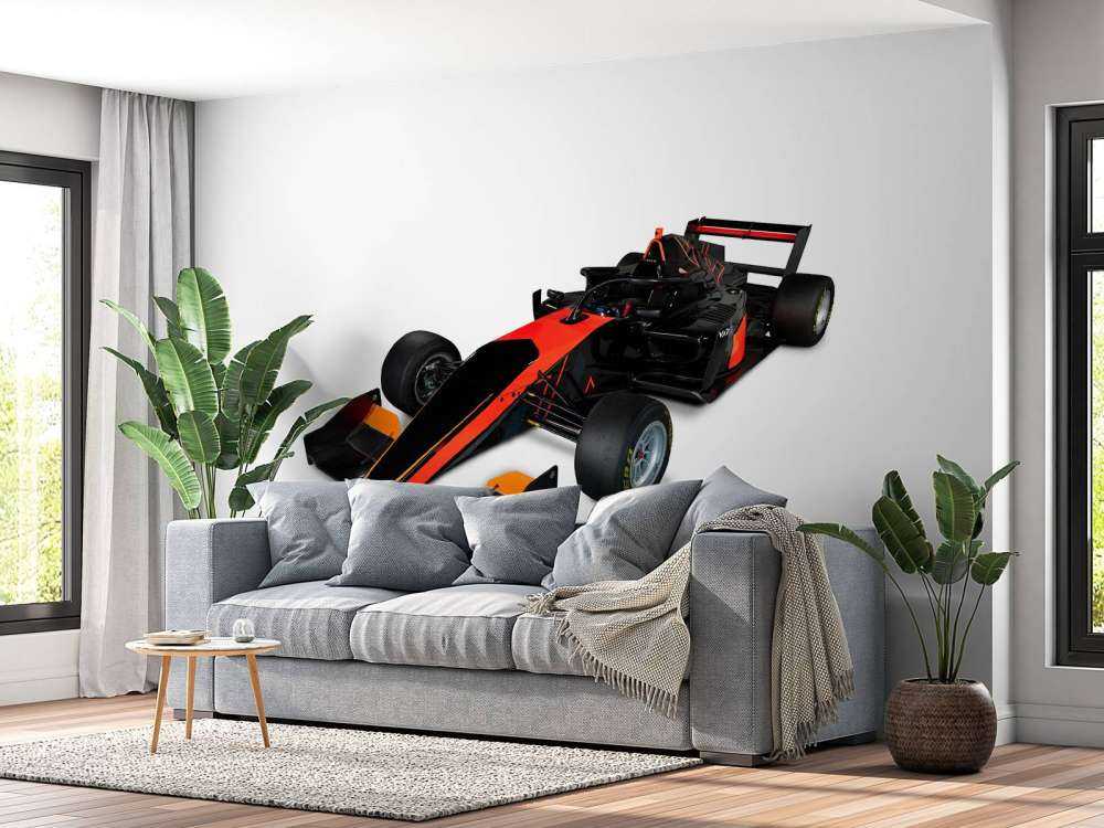 Formula 3 - Left front view, 3d