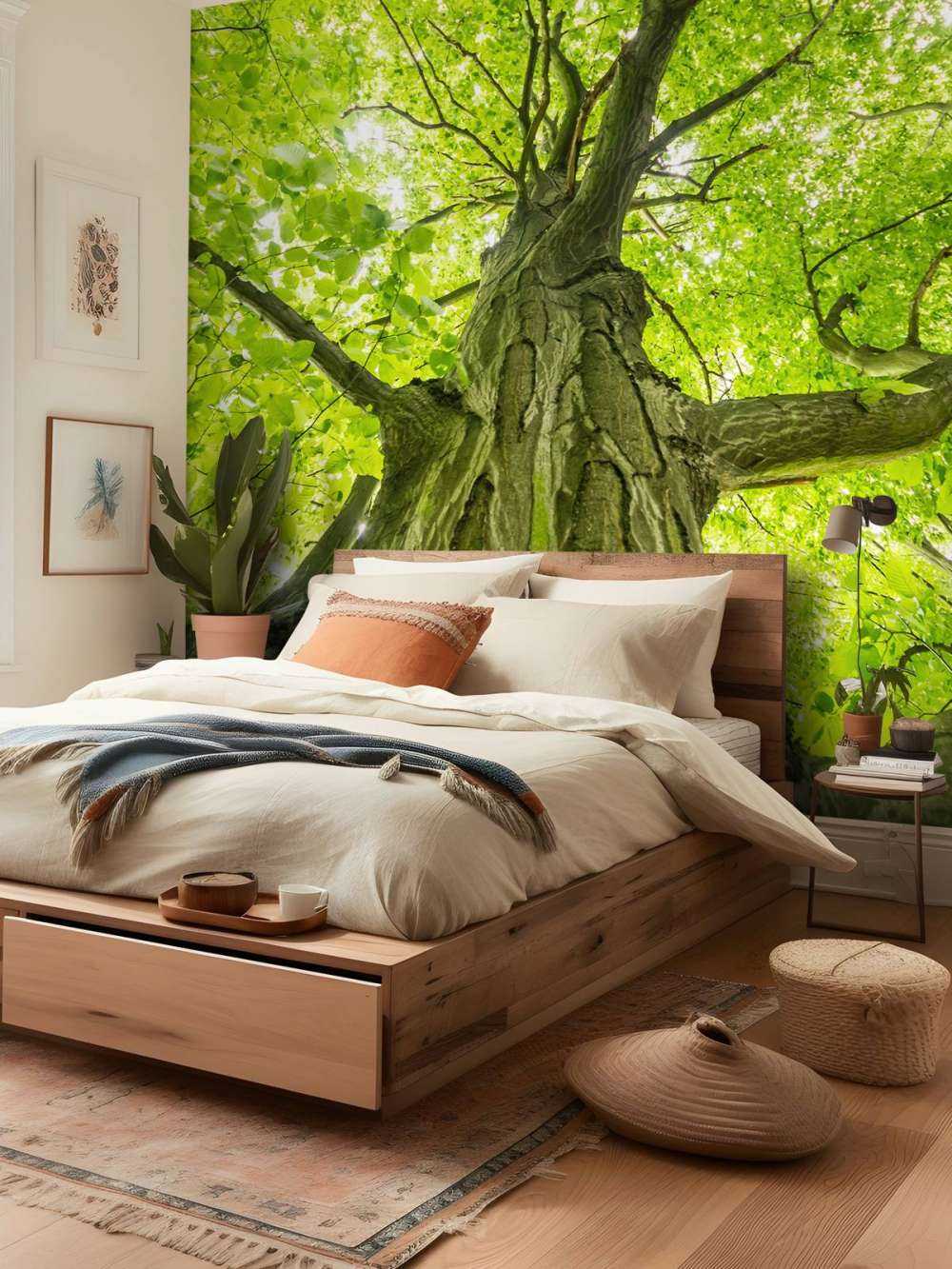 Duże drzewo w lesie