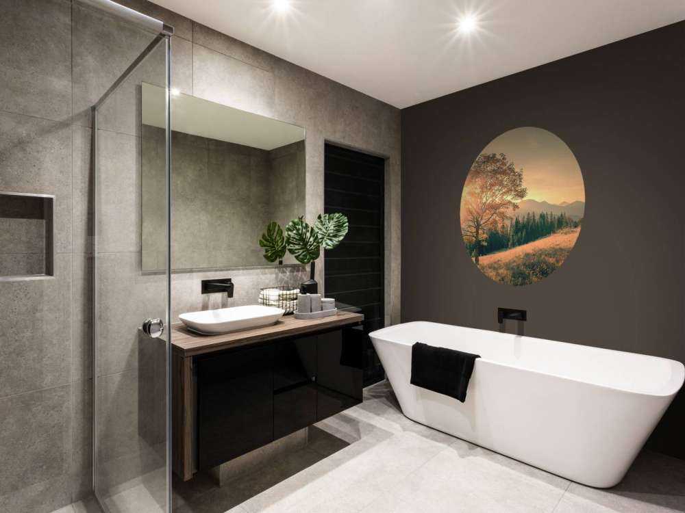 Zachód słońca w dolinie