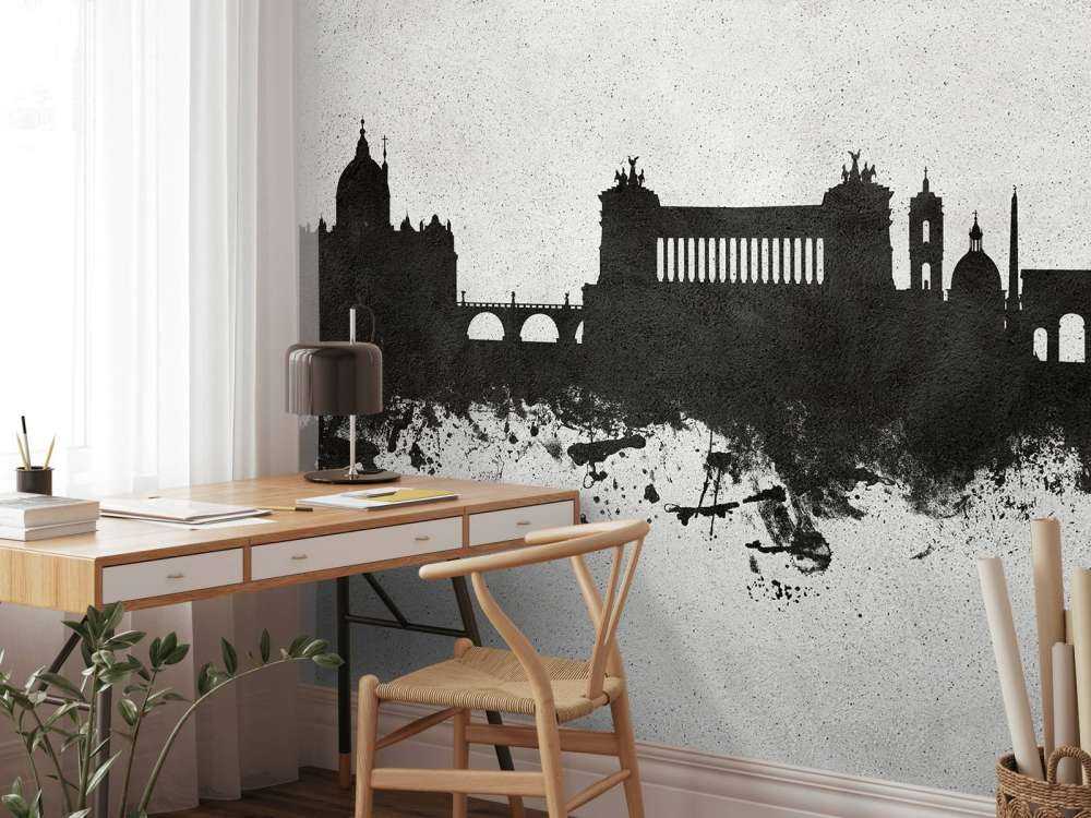 Akwarela panorama, Rzym