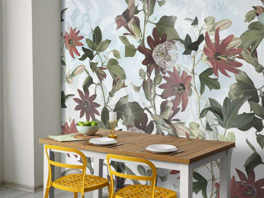 Siedem ptaków w zaczarowanym listowiu - miękki niebieski