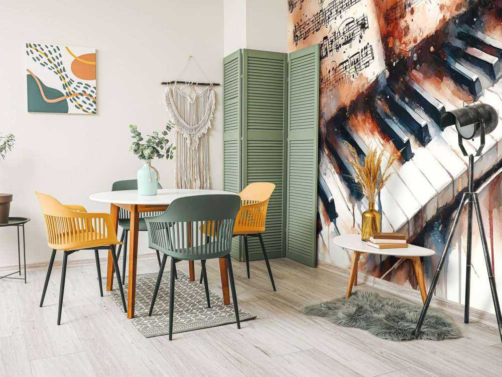 Melodyjna harmonia uchwycona w artystycznych pociągnięciach pędzla