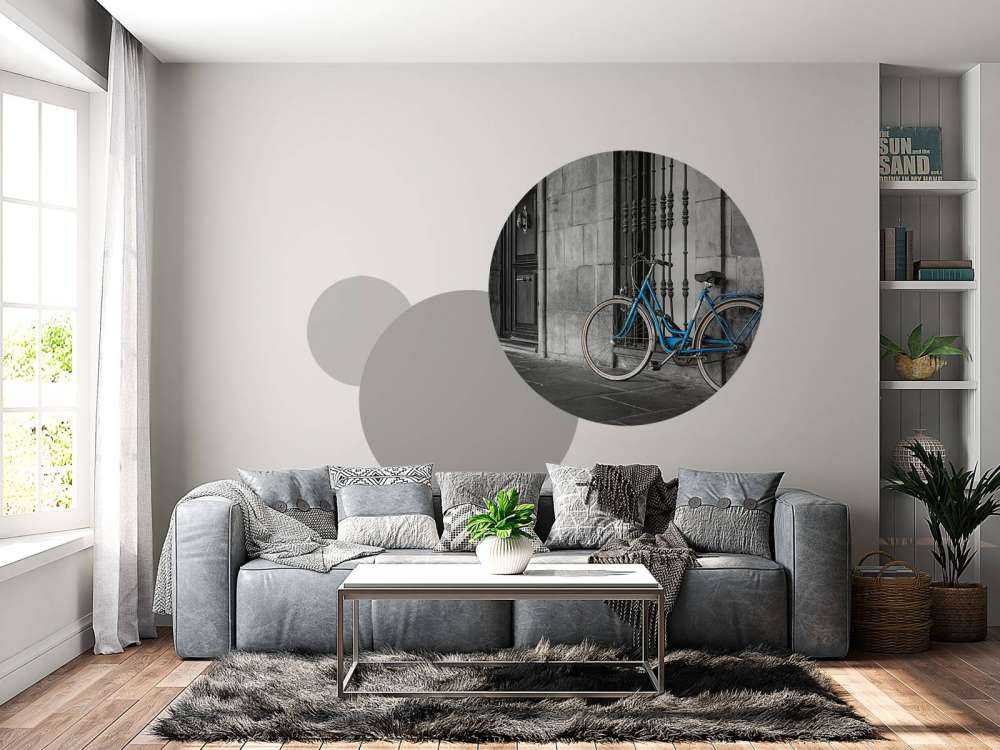 Stary niebieski rower