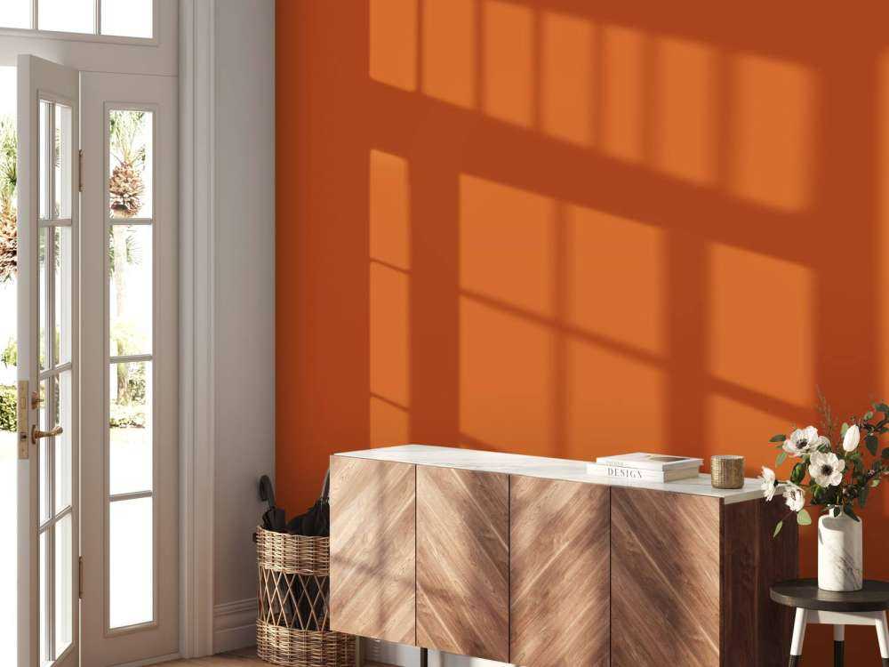 Ciemny pastelowy pomarańcz