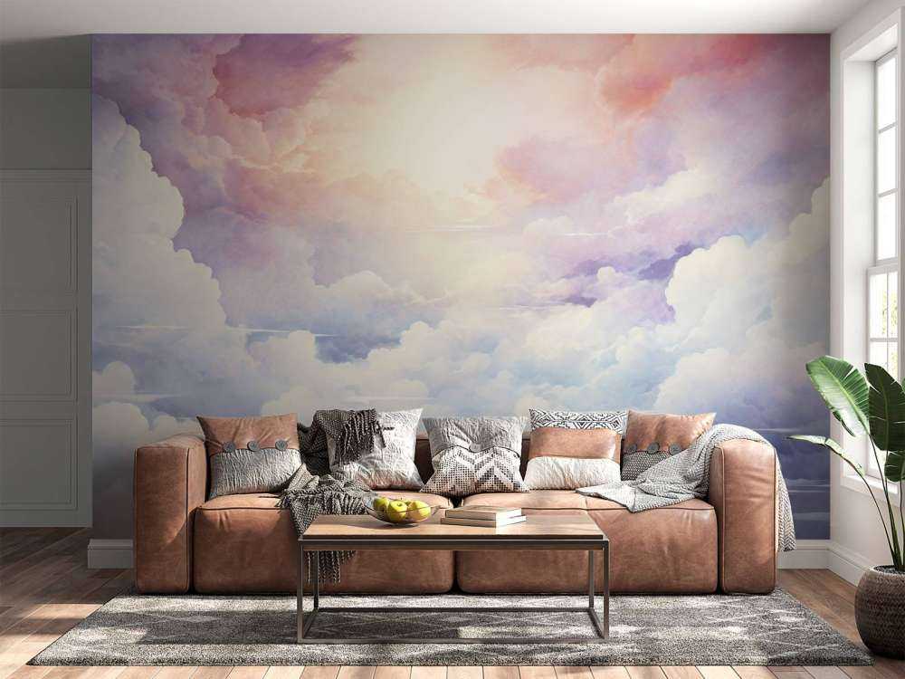 Watercolour clouds