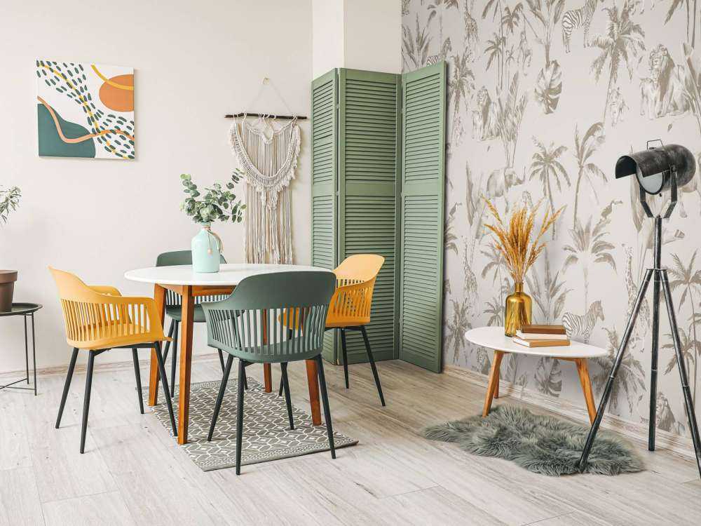 Wzór zwierzęcej dżungli taupe