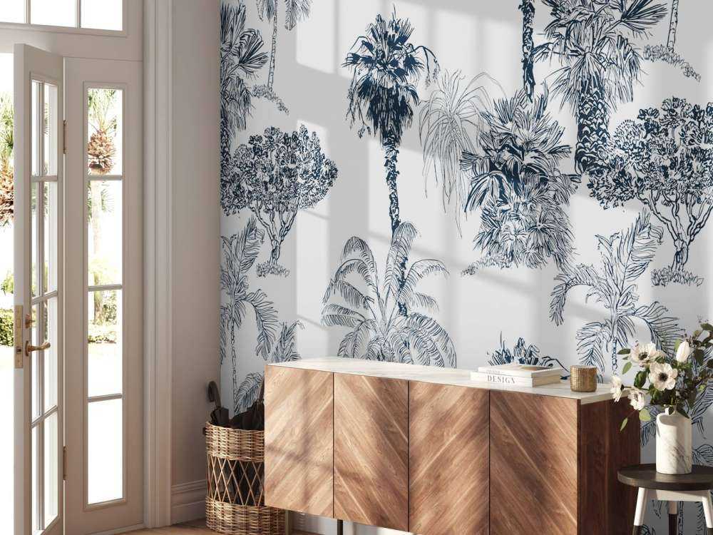 Tropikalne palmy i drzewa