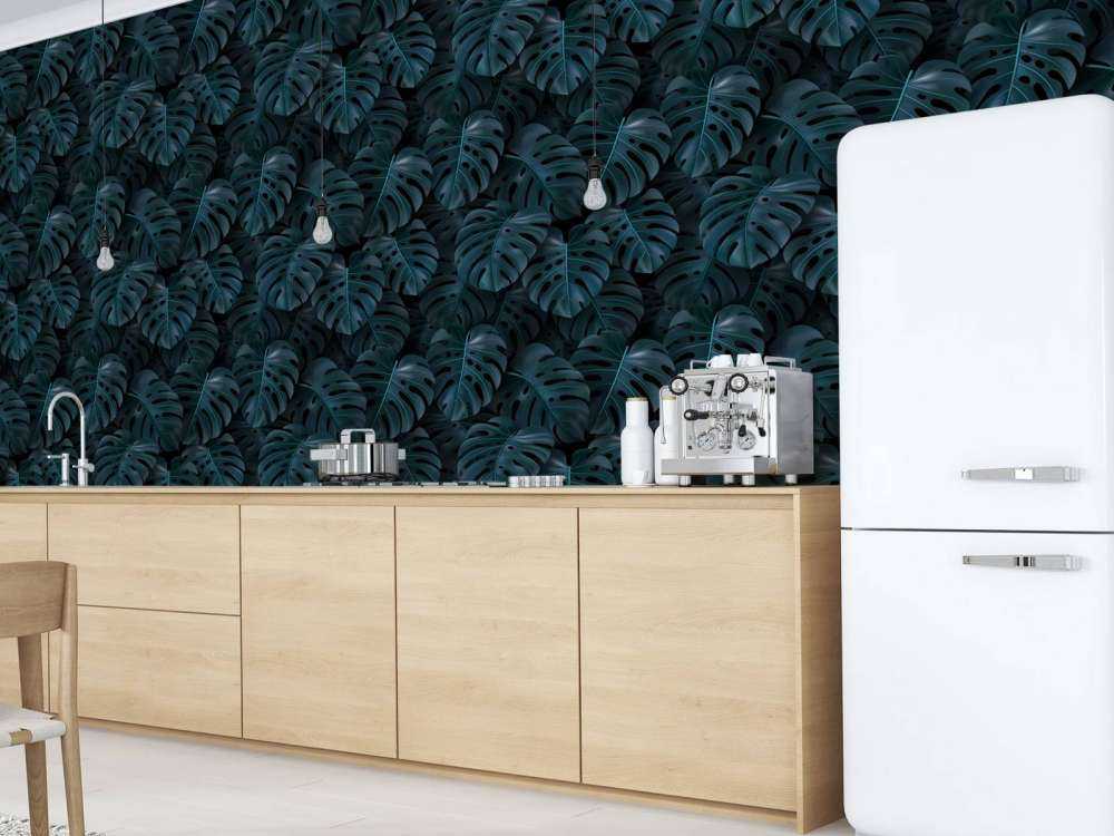 Tropikalna zieleń liści Monstery