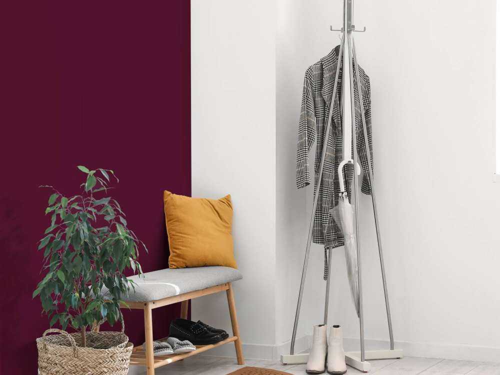 Ciemnoczerwony brąz