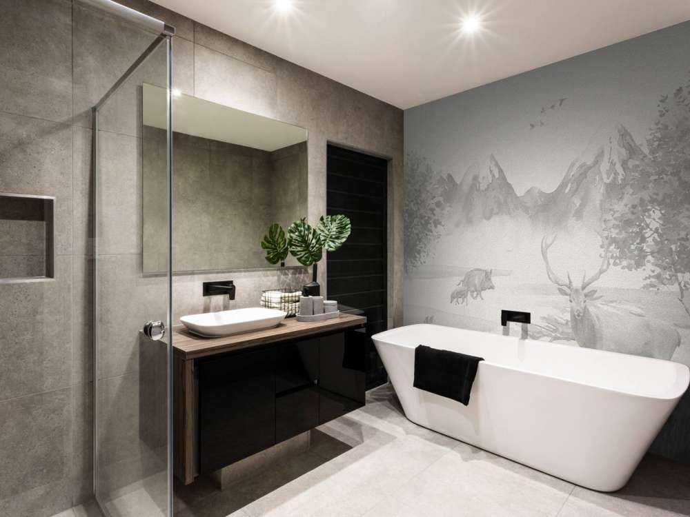 Zwierzęta leśne w odcieniach szarości