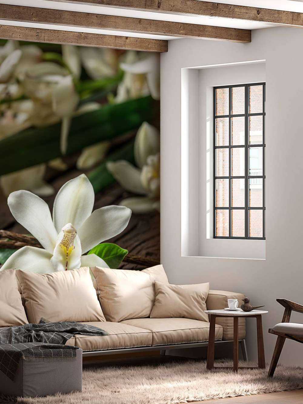 Laski kwiatów i wanilii