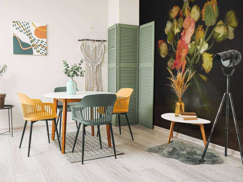 Malowniczy bukiet kwiatów