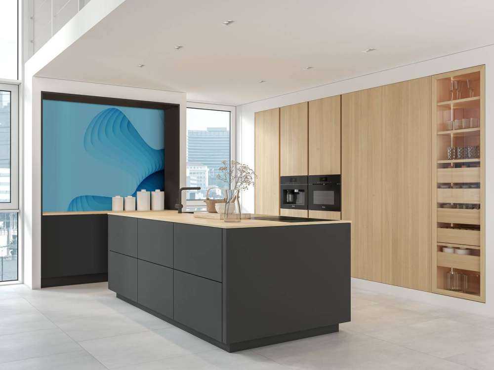 Abstrakcyjny błękit