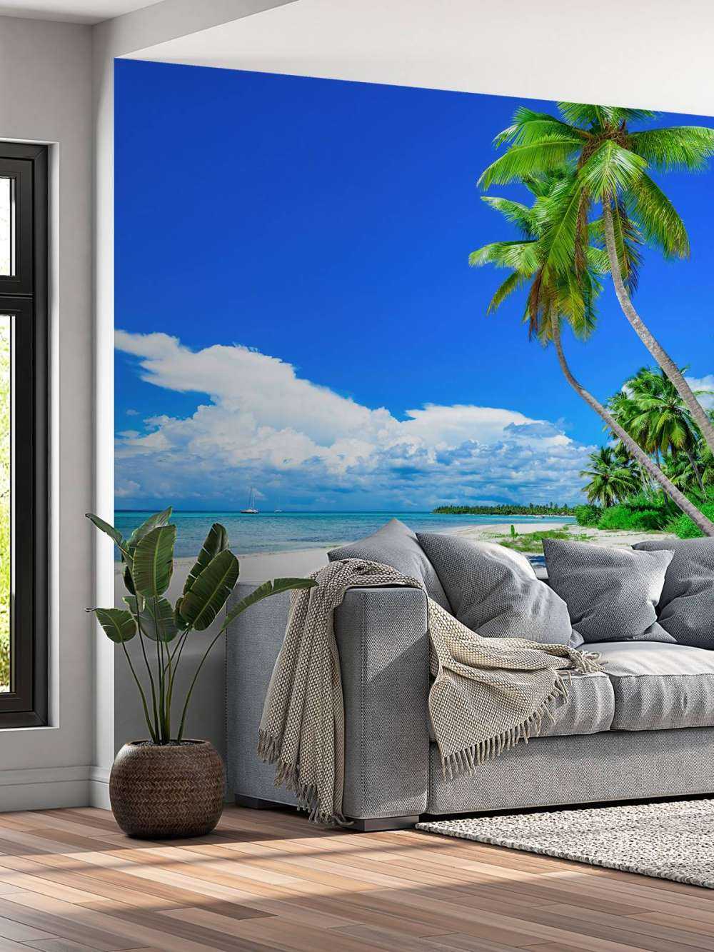 Niebiańska tropikalna plaża