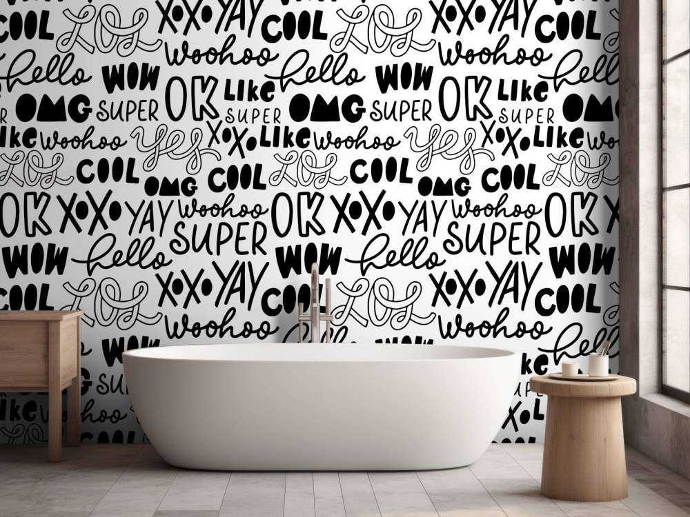 Doodles czarno-białe