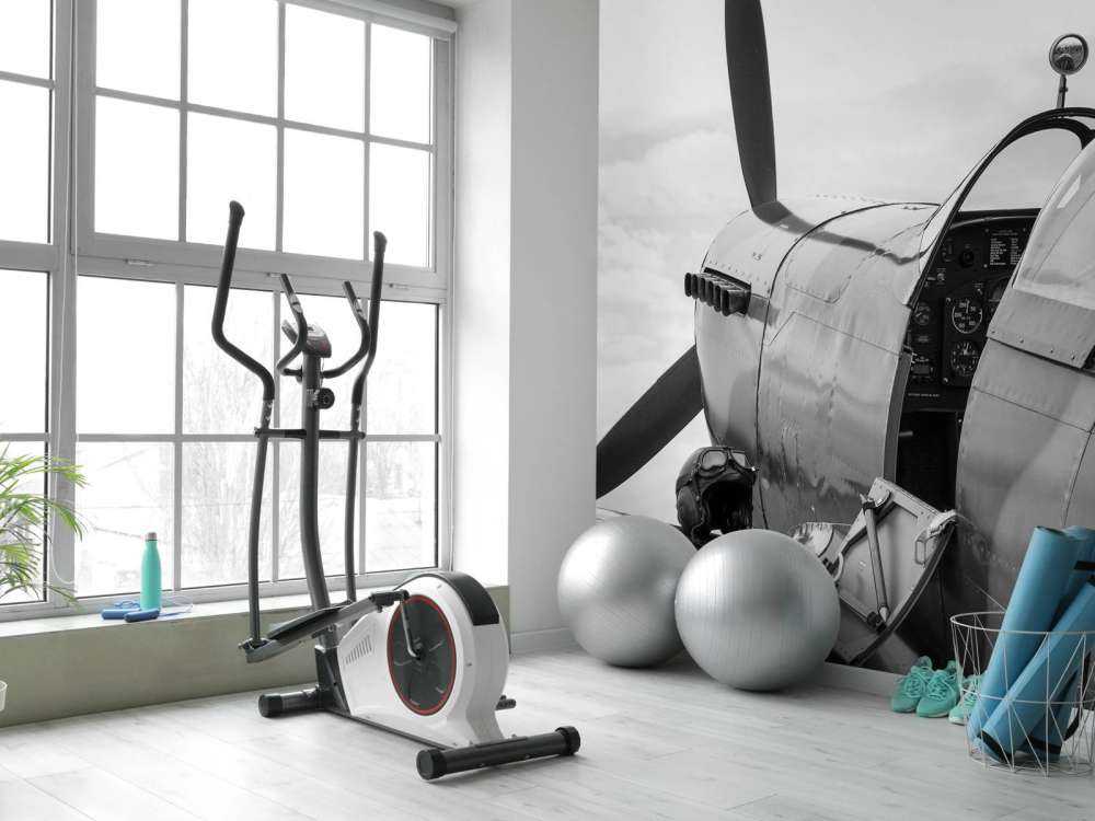 Stary samolot myśliwski