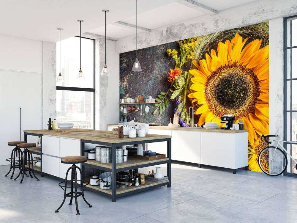 Kwiatowy posąg jesienny