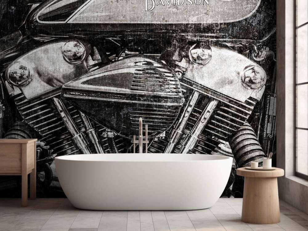 Harley davidson zbliżenie