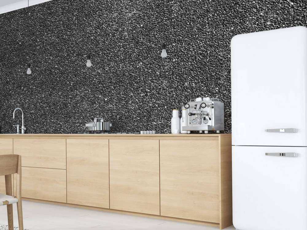 Małe czarne kamienie