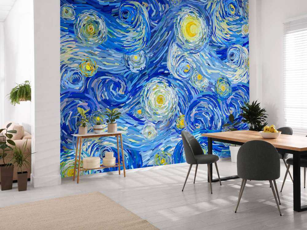 Gwieździsta noc ilustracja