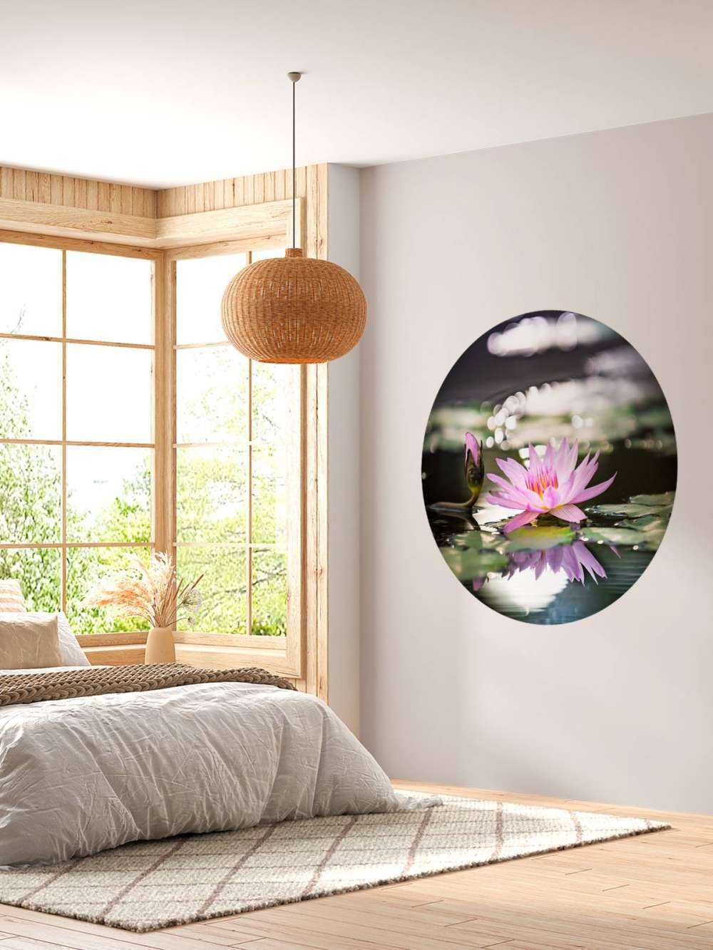 Kwiat lotosu różowy