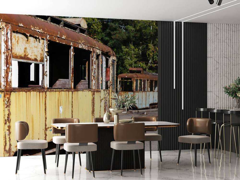 Rdzewiejące tramwaje