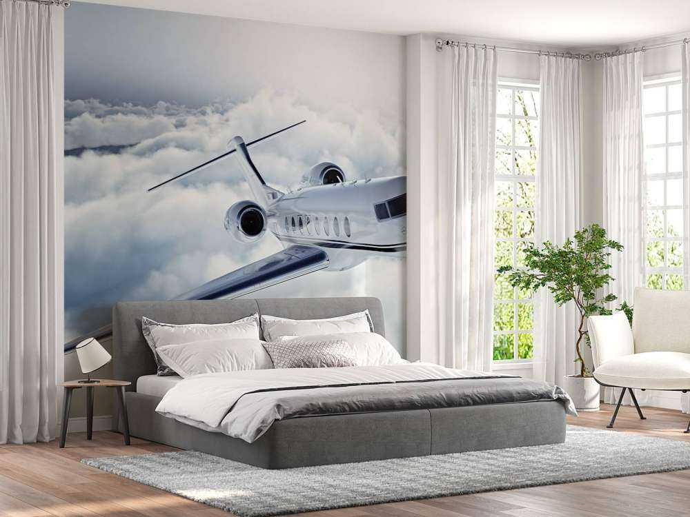 Prywatny samolot w powietrzu