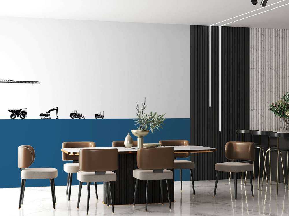 Sylwetki pojazdów budowlanych