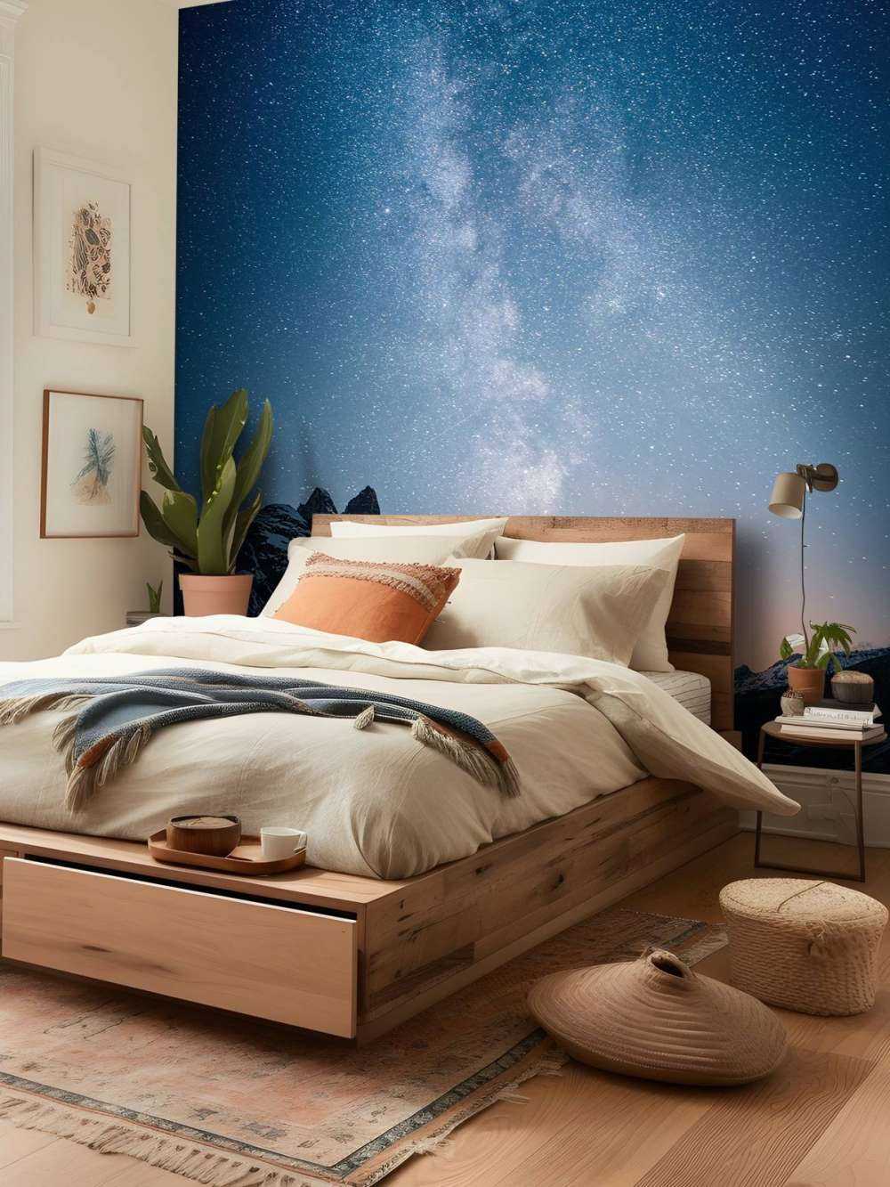 Gwieździste niebo na Alasce