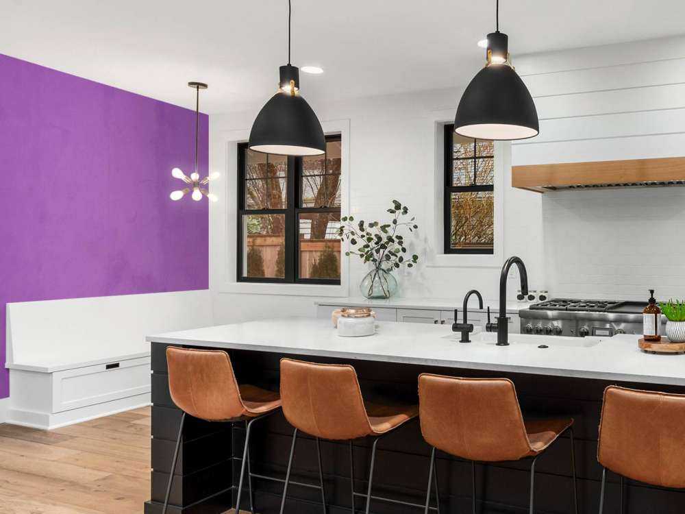 Fioletowy, purpurowy beton