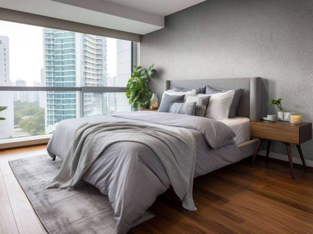 Konstrukcja betonowa z drobnymi kamieniami