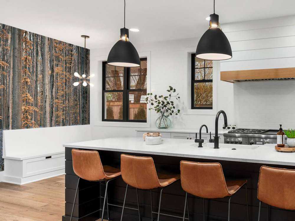 Las z pastelowymi odcieniami