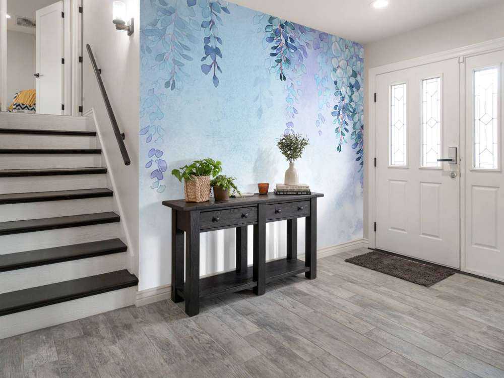 Jasnoniebieskie rośliny