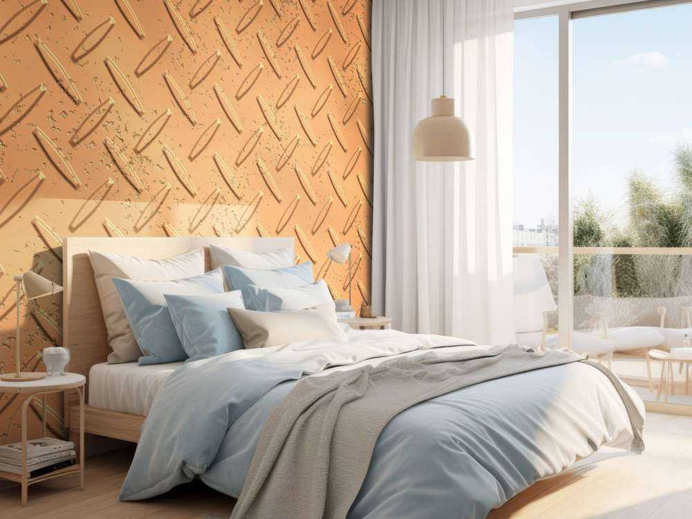 Brązowa płyta metalowa