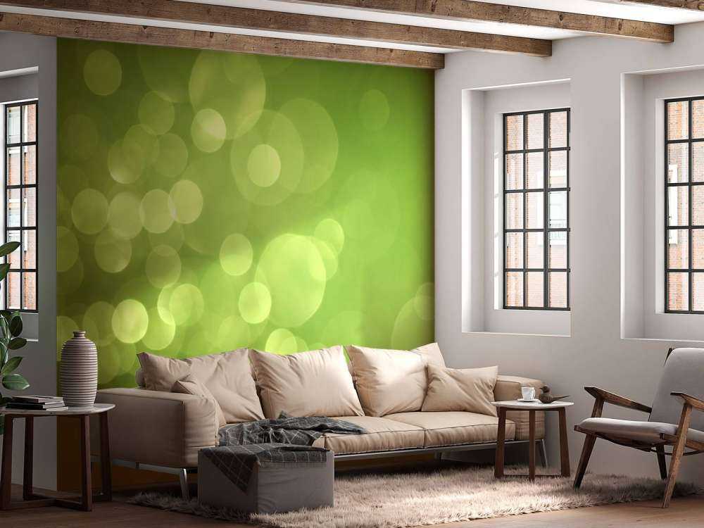 Zielone kręgi abstrakcyjne