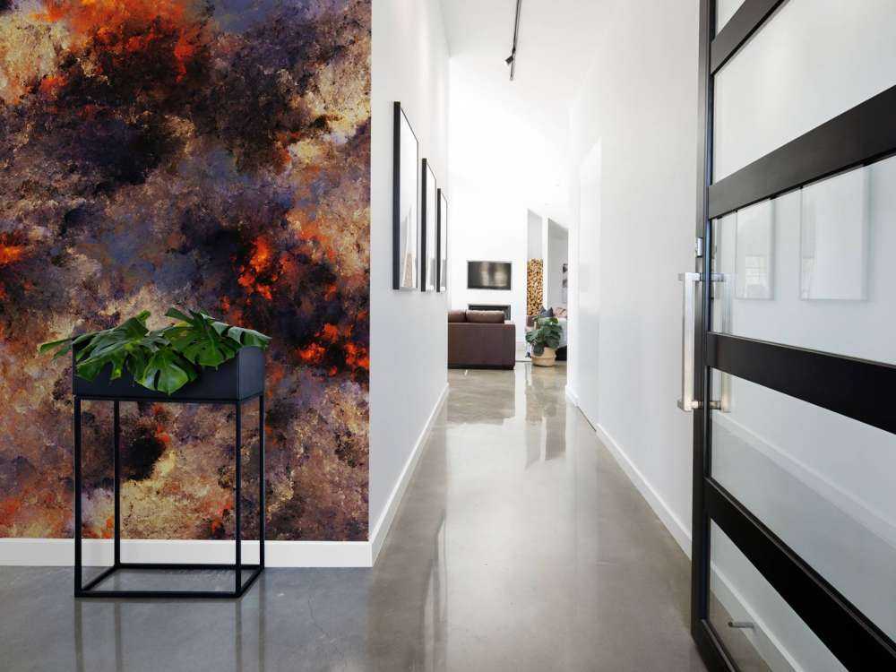 Ciemne abstrakcyjne chmury dymu