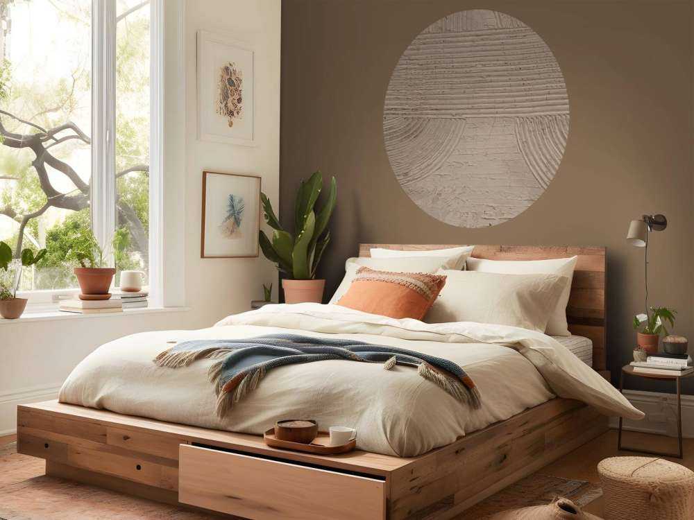 Linie i struktury w kolorze taupe