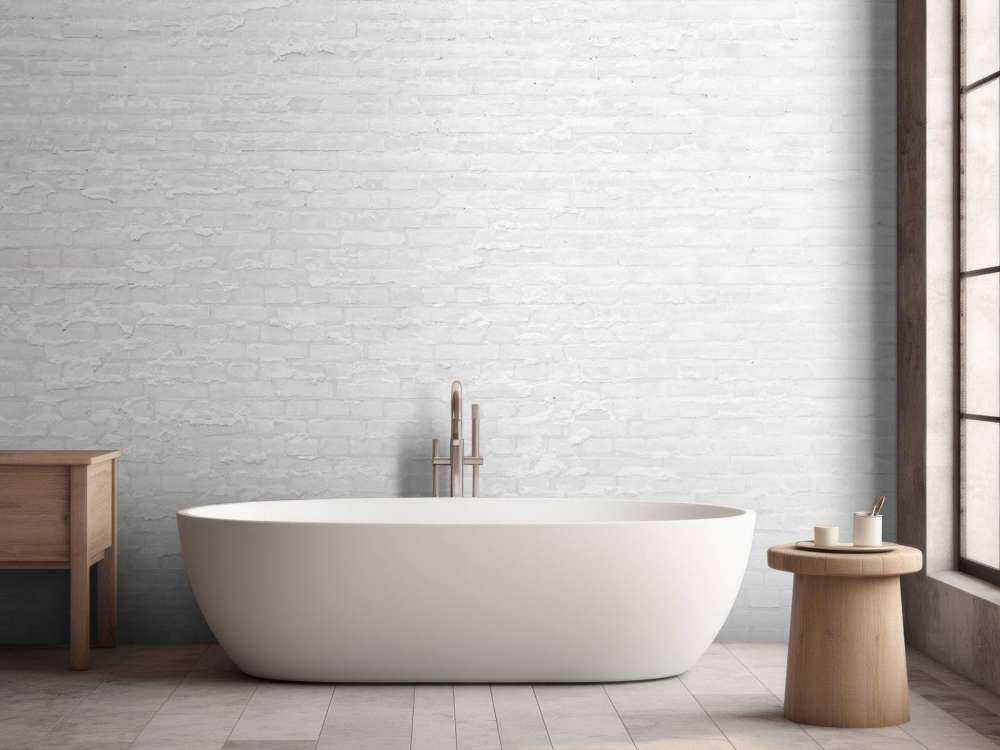 Cegły białe z cementem