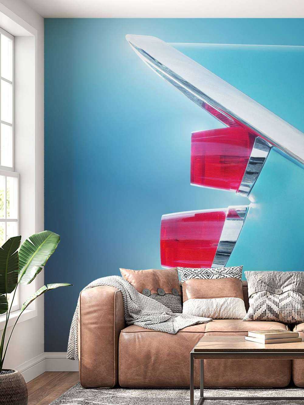 US classic car 1959 Adventurer tail fin abstract