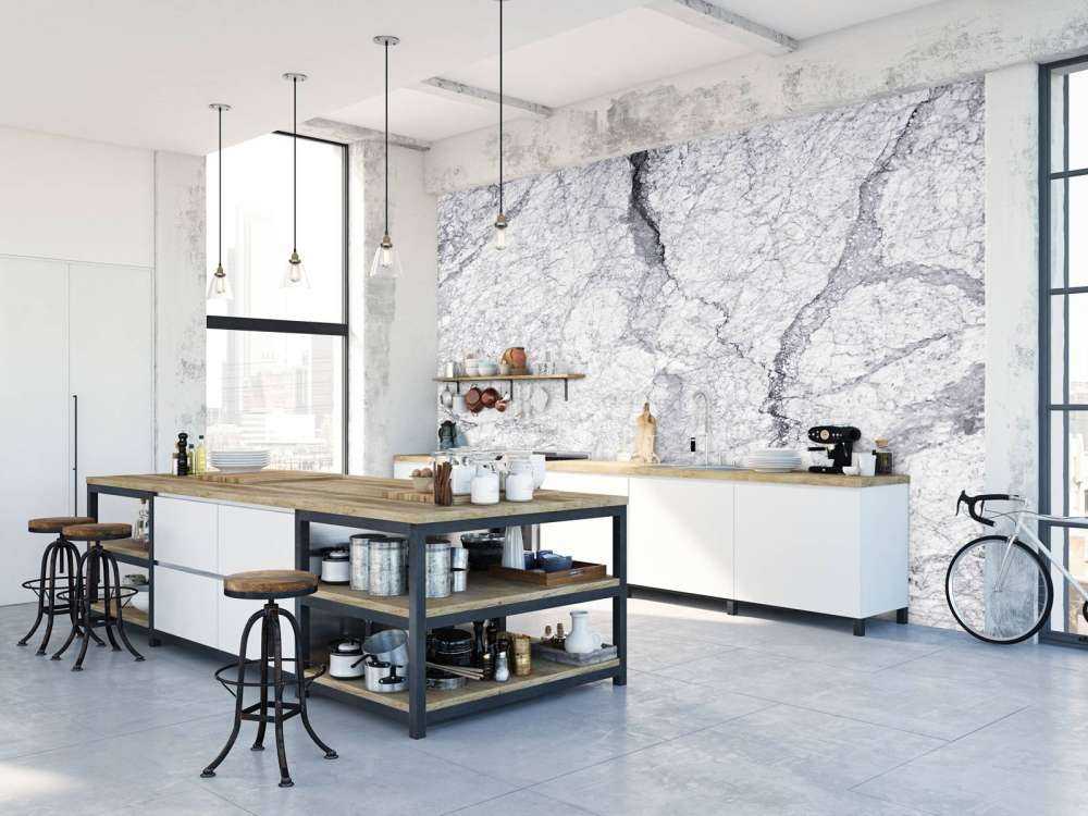 Czarno-biały marmur