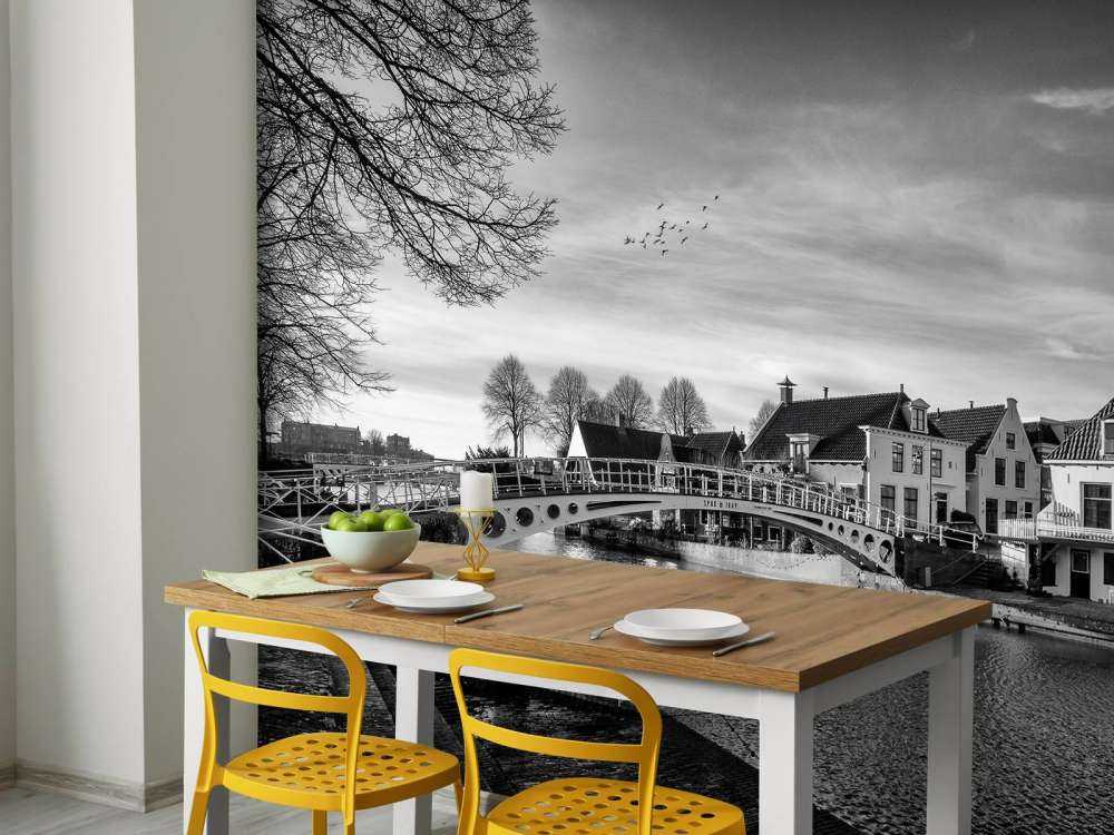 Miasto warowne Dokkum Most nad Klein Diep Fryzja 