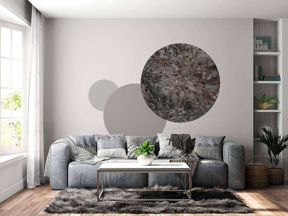 Szary marmur o pięknej strukturze