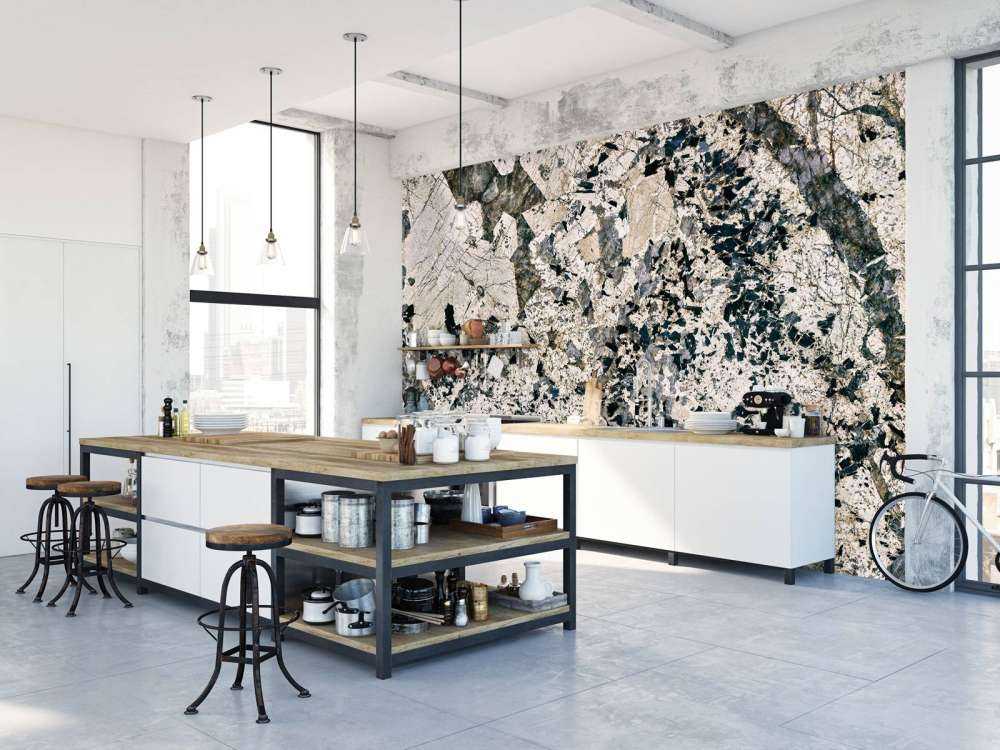 Marmur o strukturze blokowej